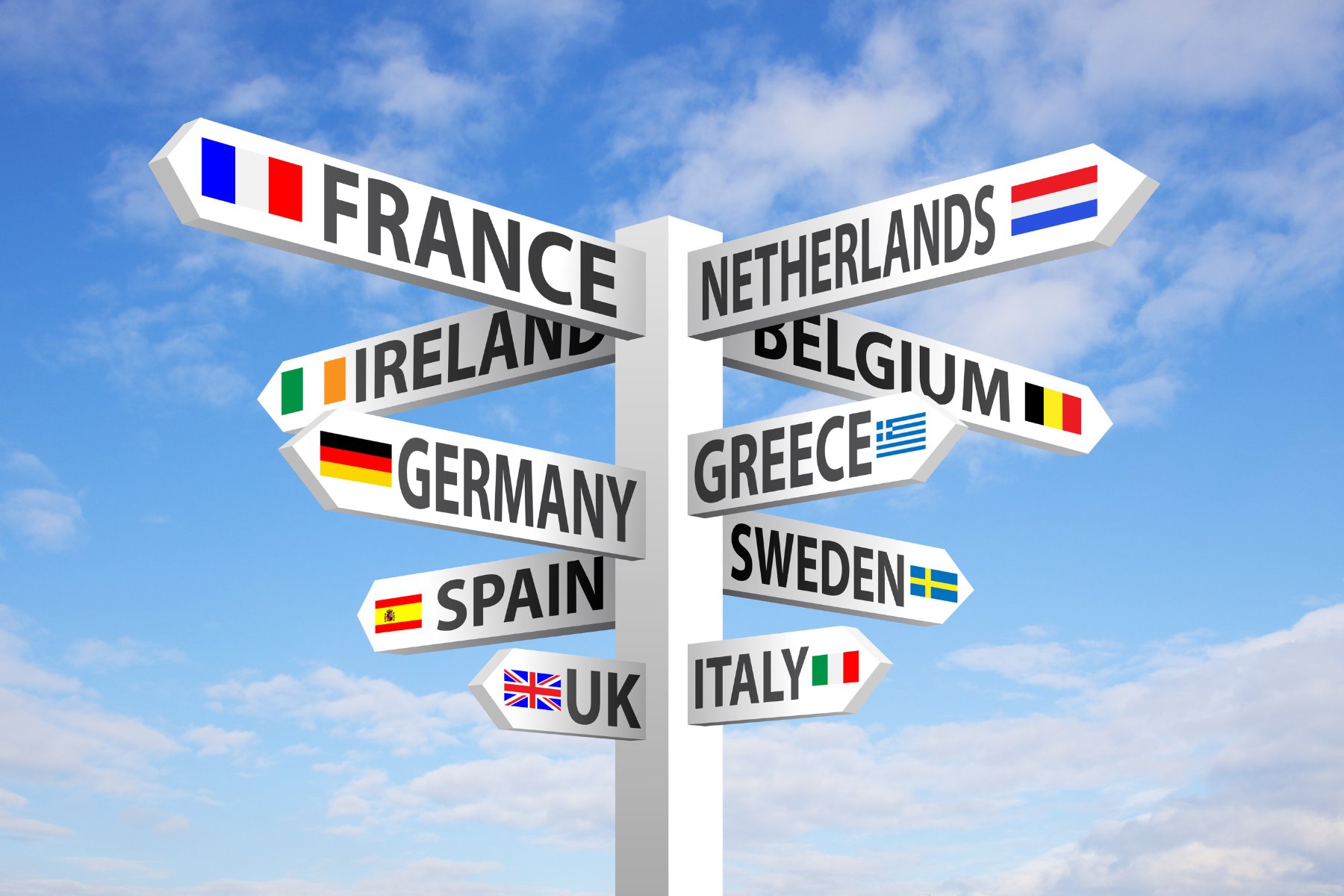Online orders consolidated for shipment to Europe